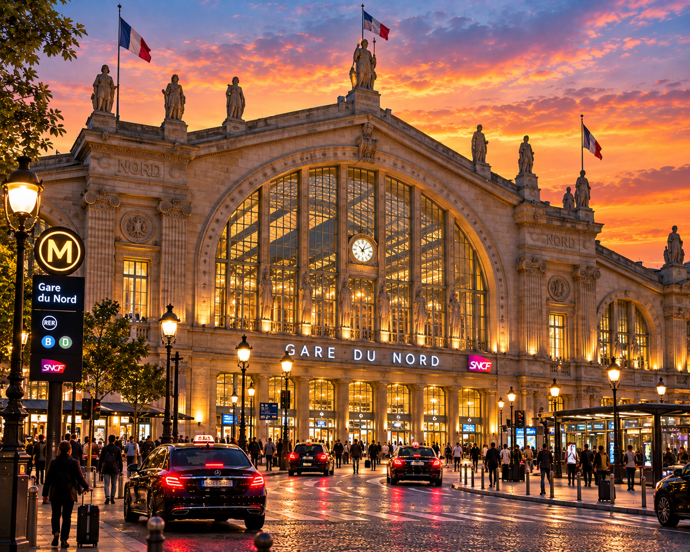 Taxi et VTC Gare du Nord Paris