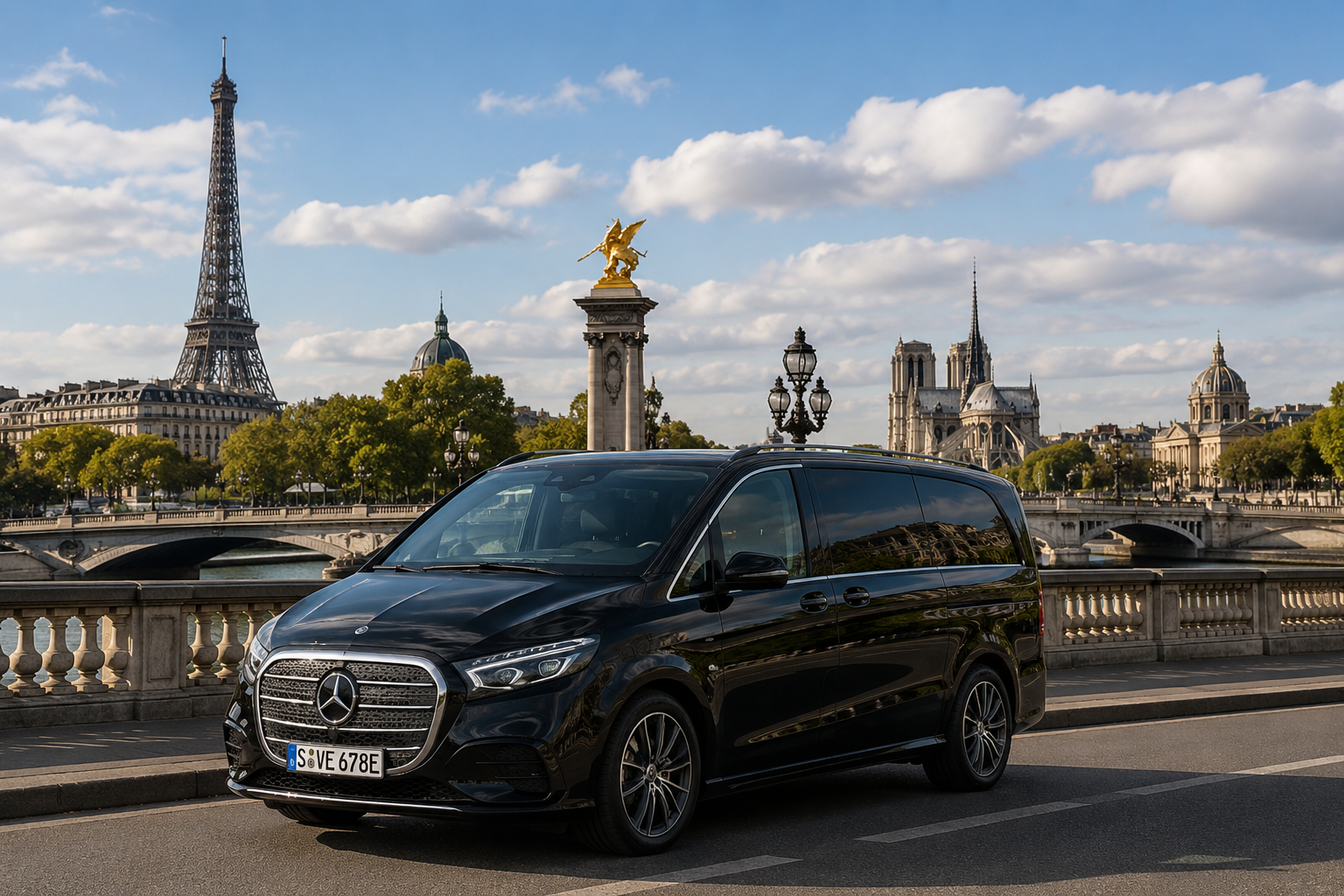 City tour de Paris avec chauffeur privé UDRIVER